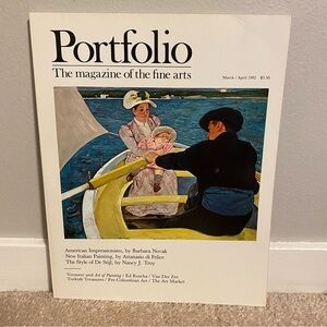 Vintage Portfolio Fine Arts Magazine Mar/April 1982 edition Beautiful Nostalgic